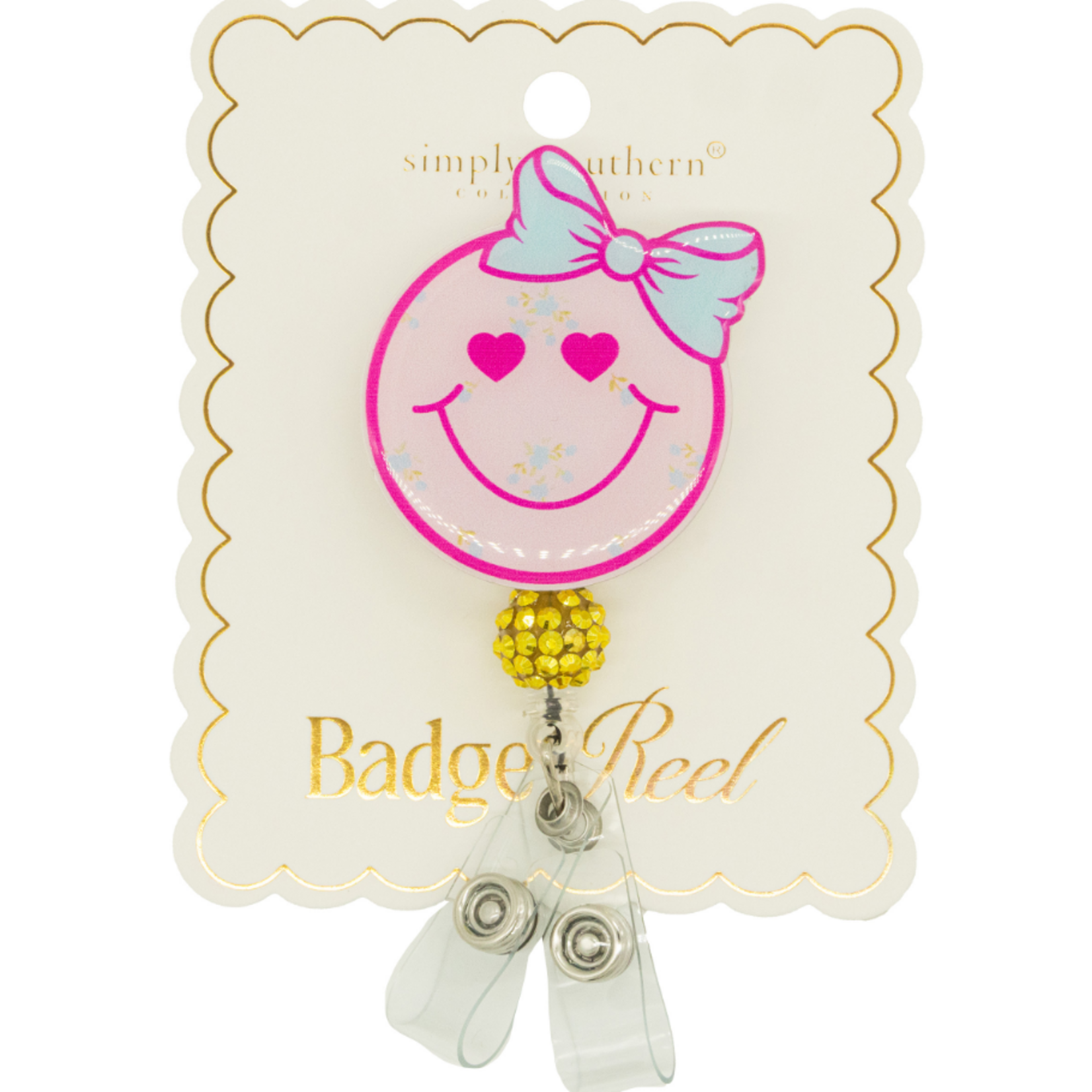Simply Southern Simply Southern Badge Reel Smile