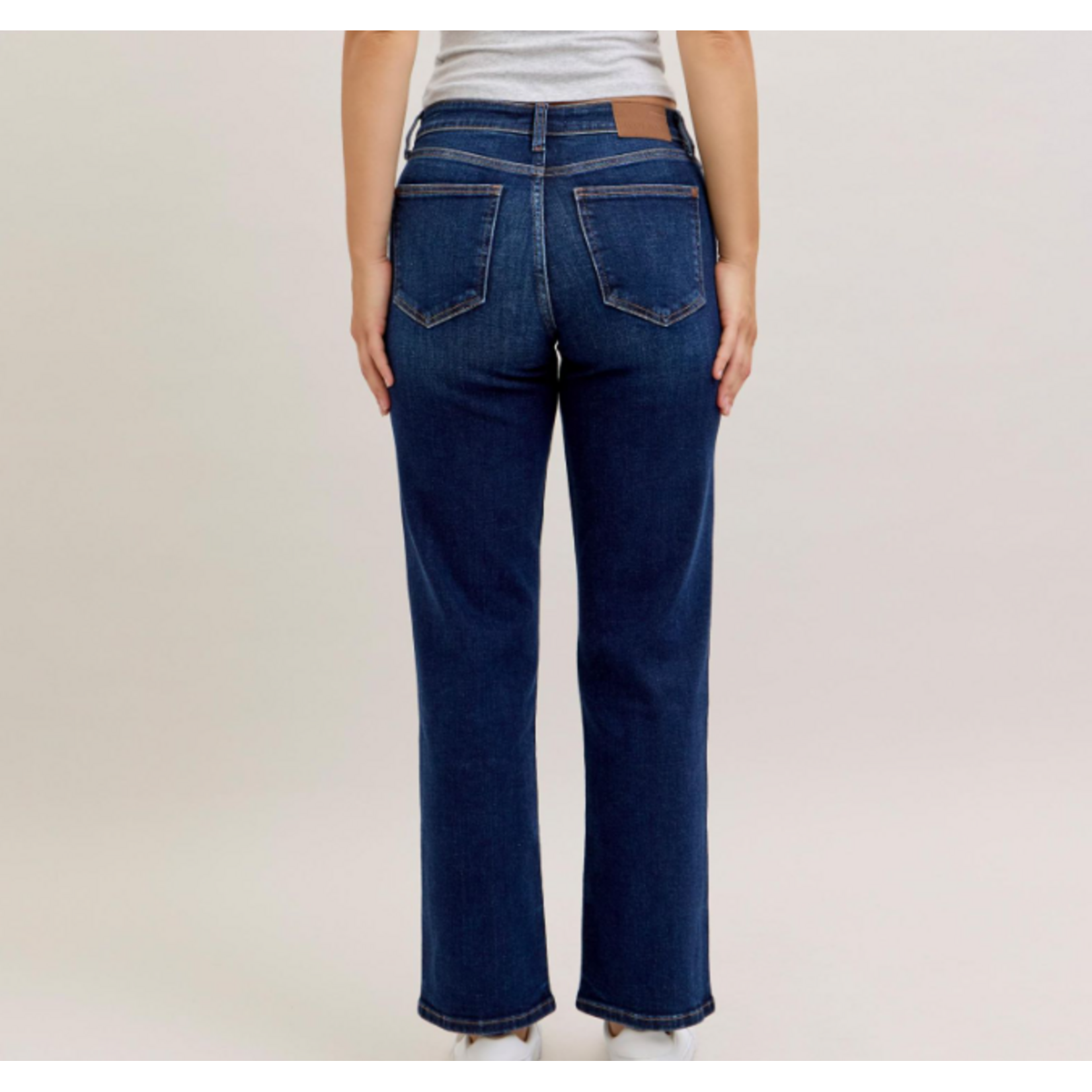 Judy Blue Judy Blue Mid Rise Straight Short Inseam 82679