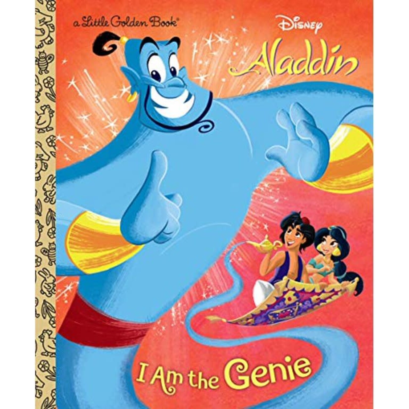 a Little Golden Book A Little Golden Book Aladdin I am the Genie