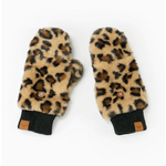 Britt's Knits Britt's Knits Snow Leopard Mittens Tan