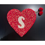 Jane Marie Jane Marie Red & Pink Multi Bead Zipper Coin Purse "S"