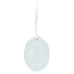 Carson 50th Anniversary Oval Glass Ornament