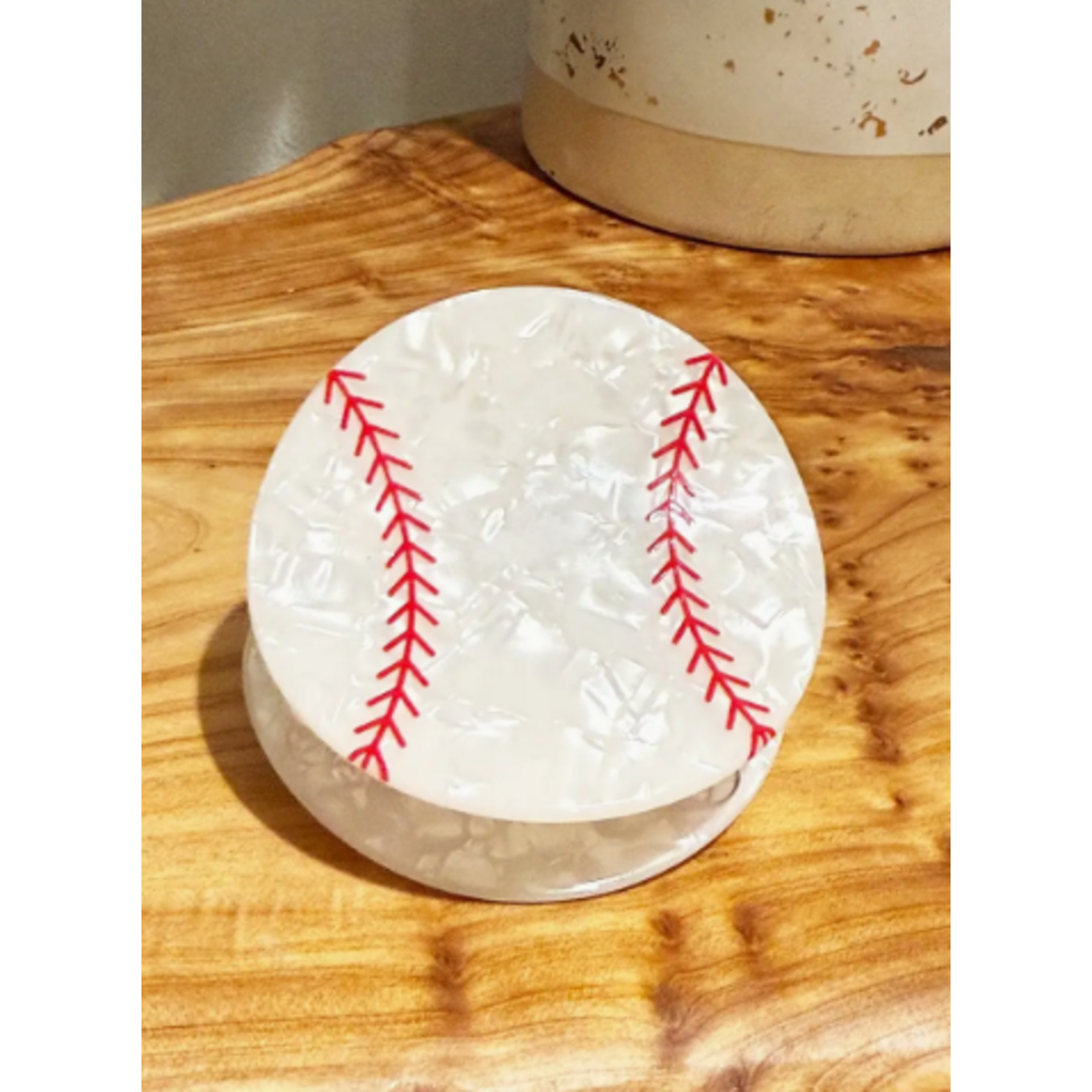 Love and Repeat Love and Repeat Sports Hair Claw Clip Baseball