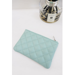 Love and Repeat Love and Repeat Rhombus Pattern Zipper Coin Purse Green