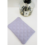 Love and Repeat Love and Repeat Rhombus Pattern Zipper Coin Purse Purple