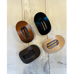 Love and Repeat Love and Repeat Matt French Concord Hair Clip Brown