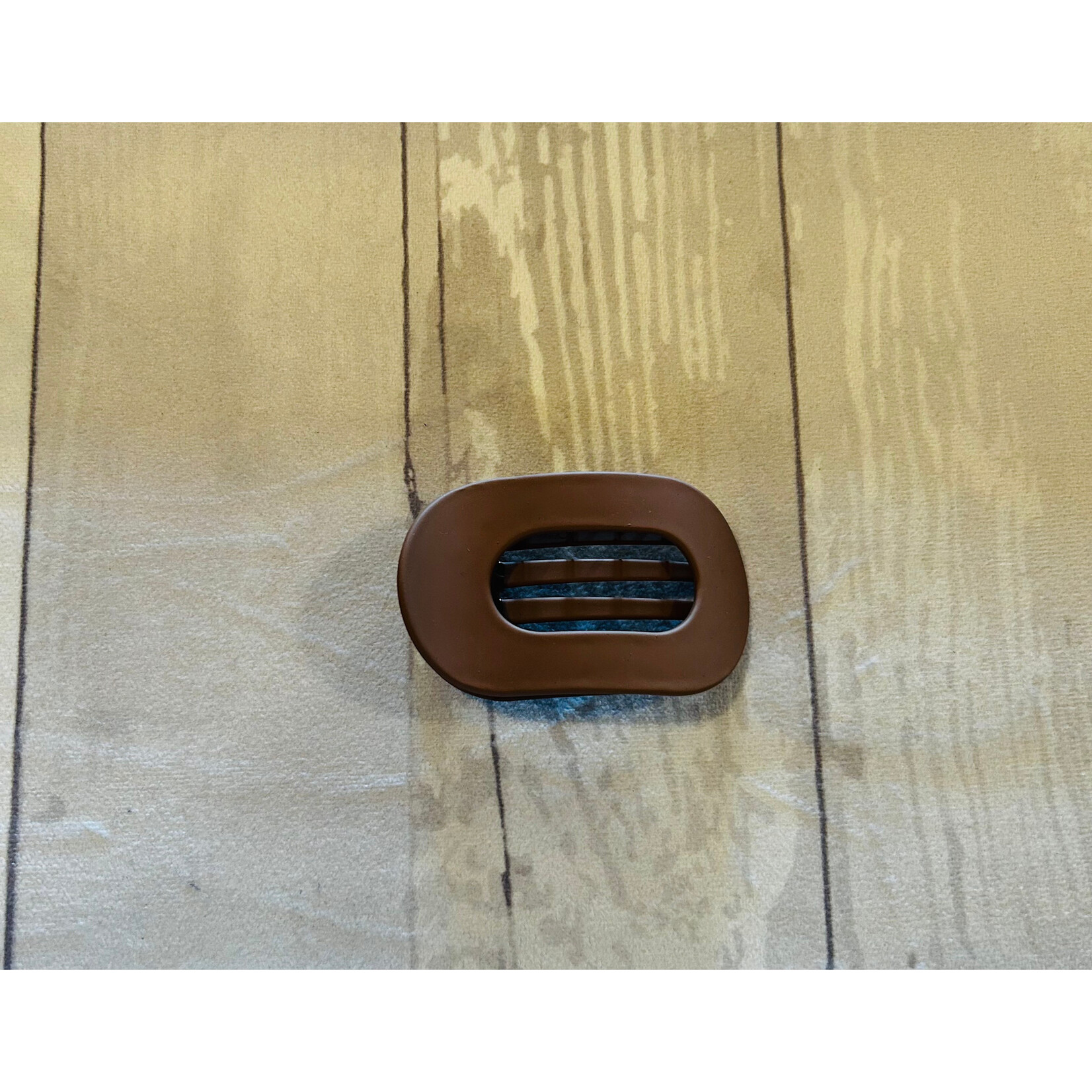 Love and Repeat Love and Repeat Matt French Concord Hair Clip Mocha