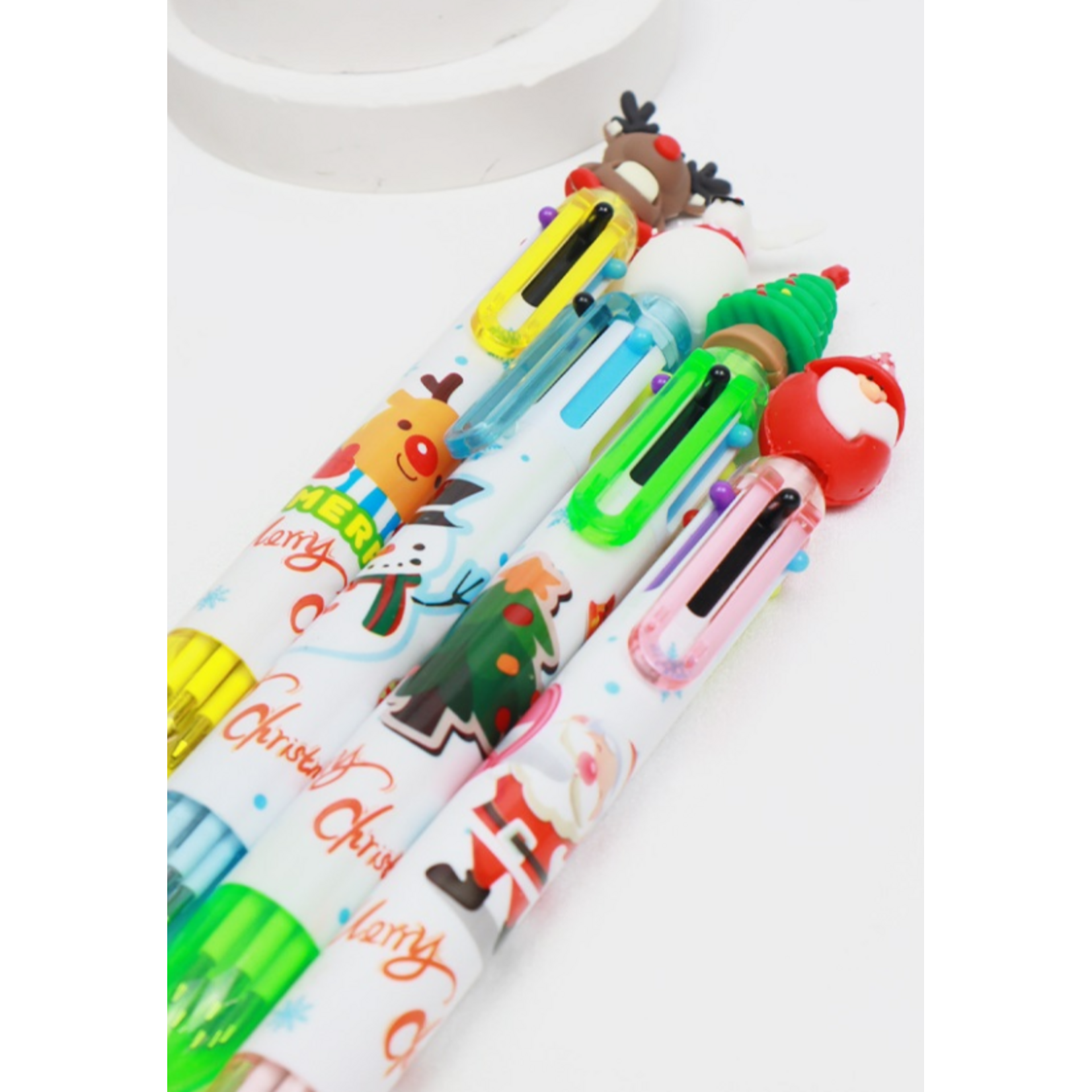 Love and Repeat Love and Repeat Christmas Theme Multi Color Ballpoint Pen Christmas Tree