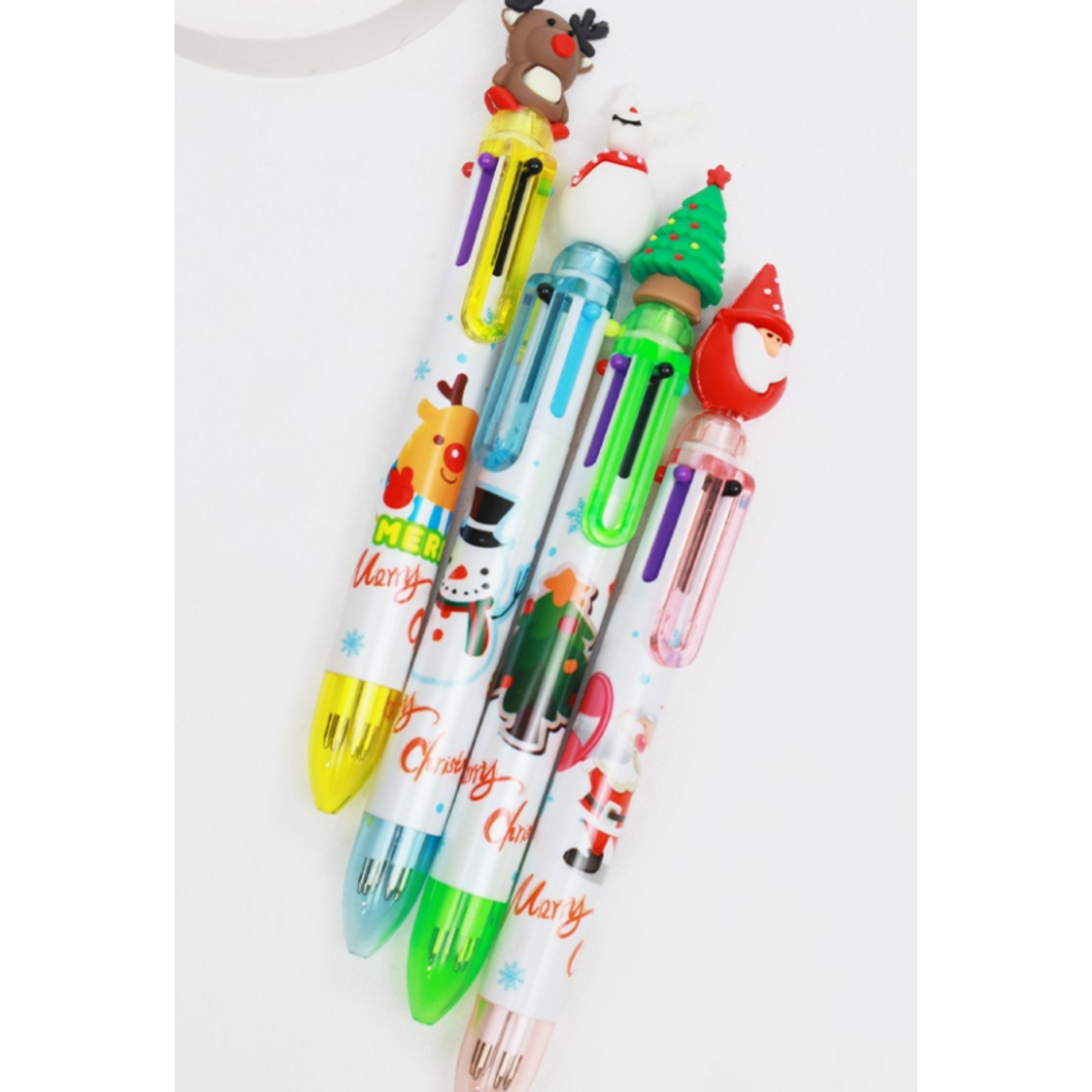 Love and Repeat Love and Repeat Christmas Theme Multi Color Ballpoint Pen Christmas Tree