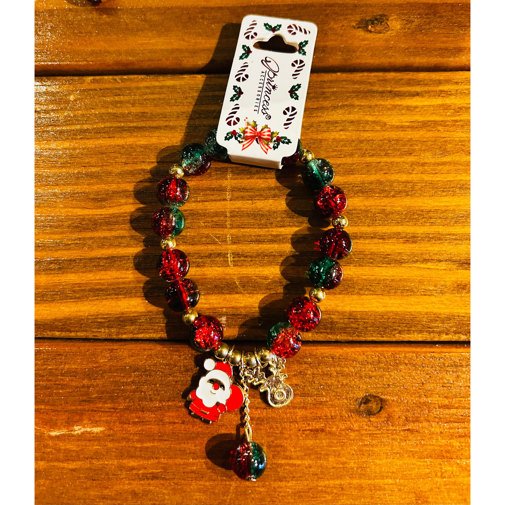 Love and Repeat Love and Repeat Stretch Christmas Charm Bracelet Style 2