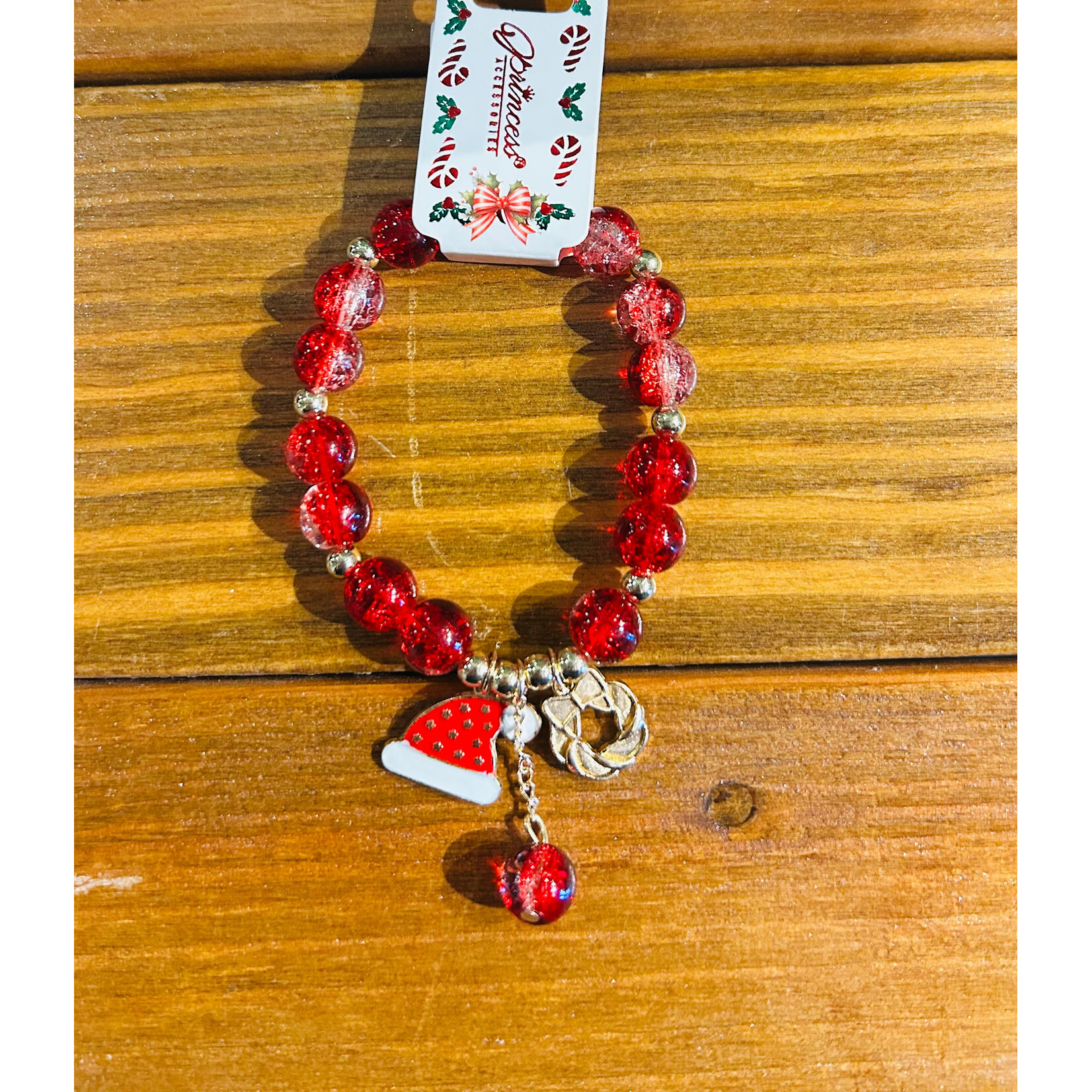 Love and Repeat Love and Repeat Stretch Christmas Charm Bracelet Style 4