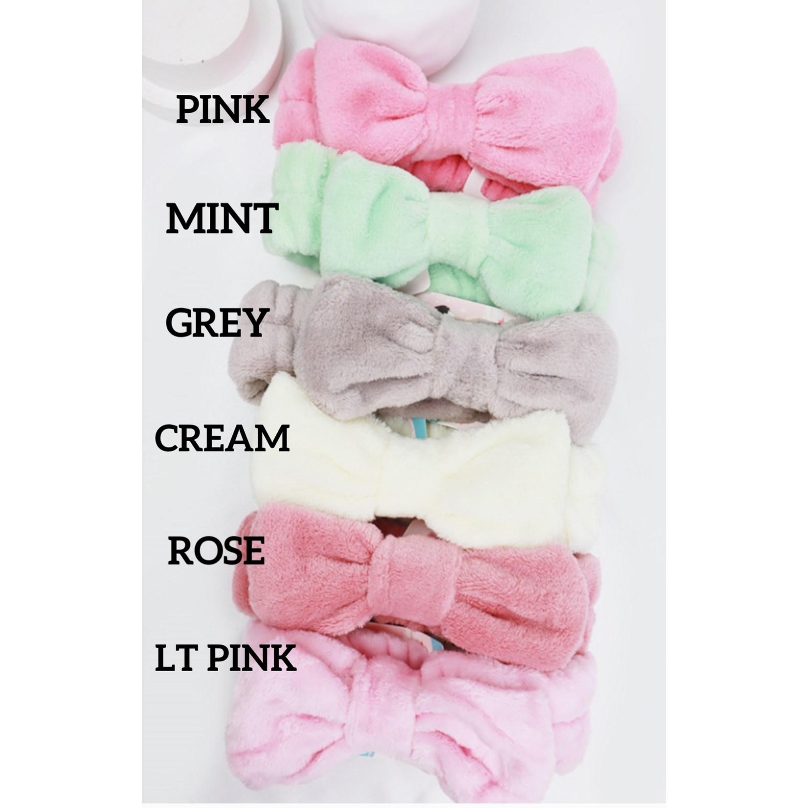 Love and Repeat Love and Repeat Beauty Spa Bow Headband Pink