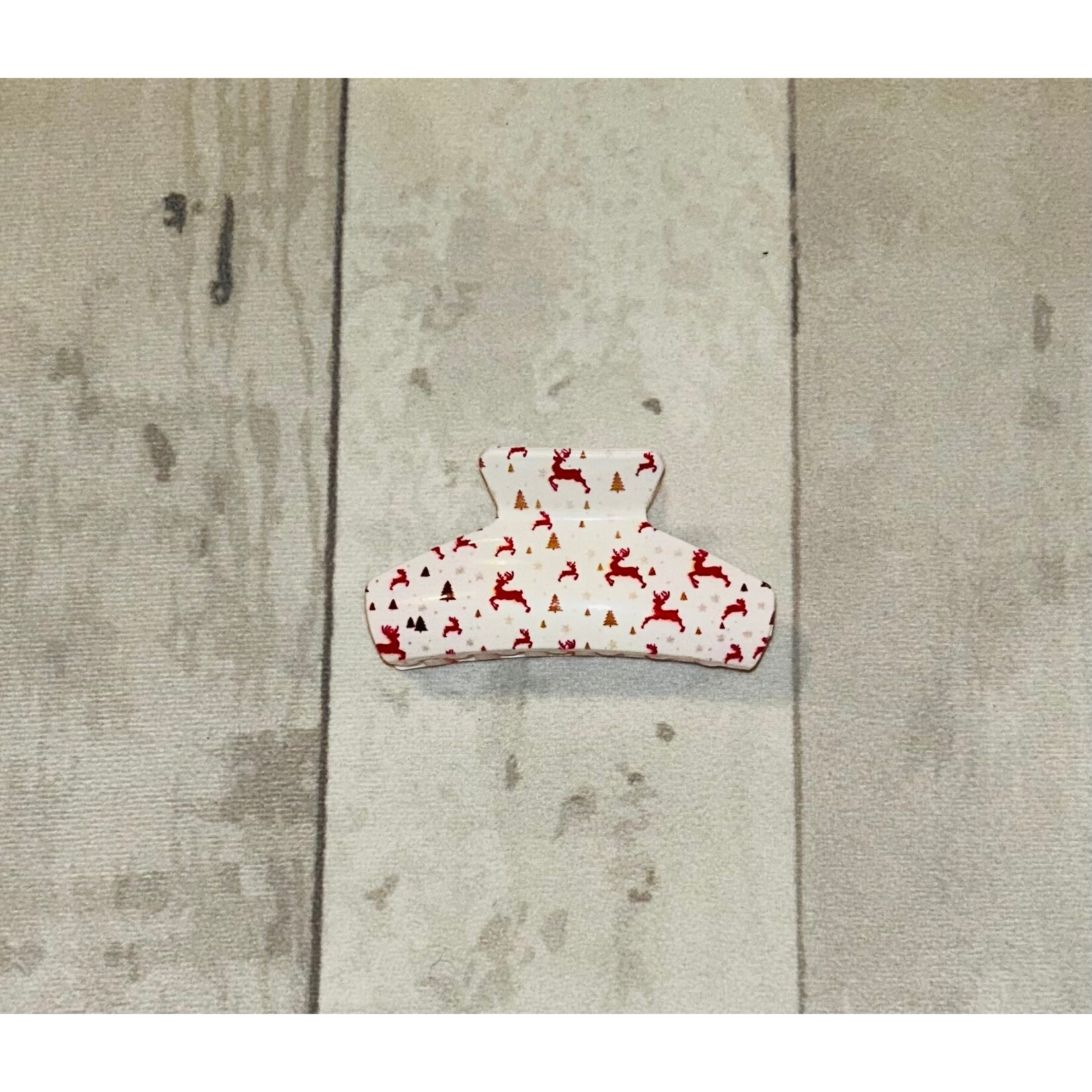 Love and Repeat Love and Repeat Christmas Themed Hair Clip Reindeer