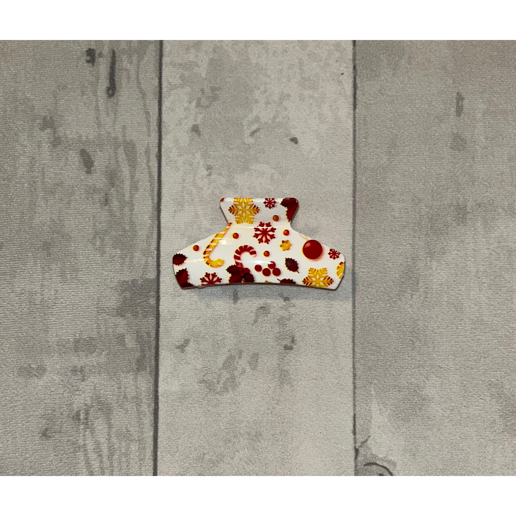 Love and Repeat Love and Repeat Christmas Themed Hair Clip Candy Cane