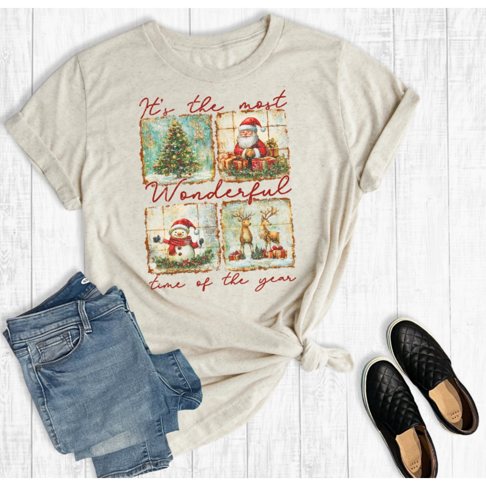 The Way Down South The Way Down South It's The Most Wonderful Time Graphic Tee Oat
