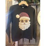 The Way Down South The Way Down South Vintage Pearl Santa with Shades Crewneck