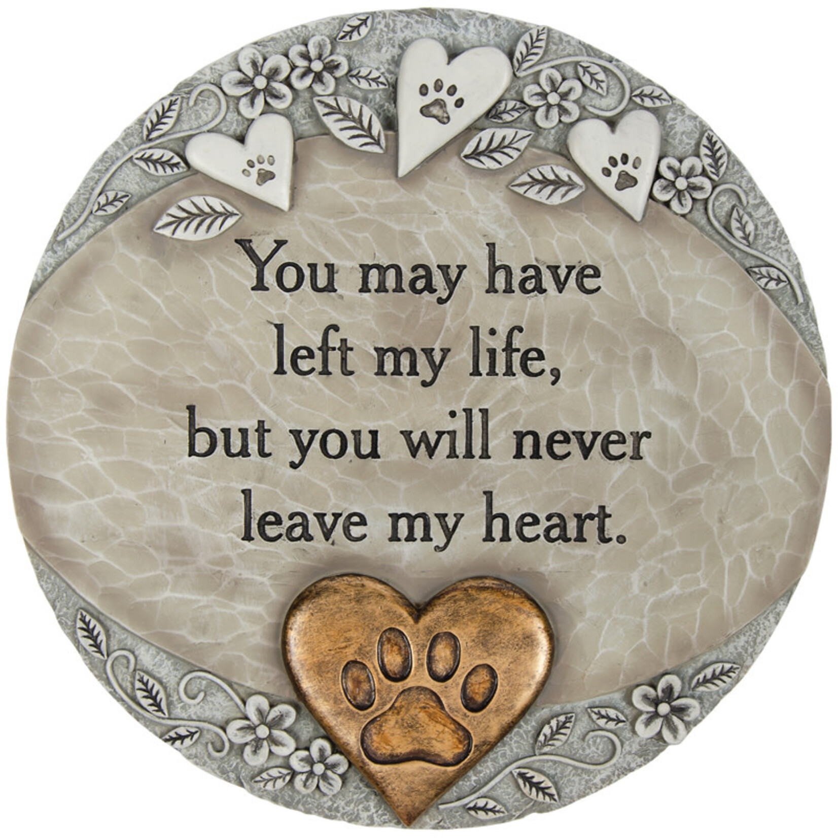 Carson Carson Leave My Heart Pet Memorial Stone
