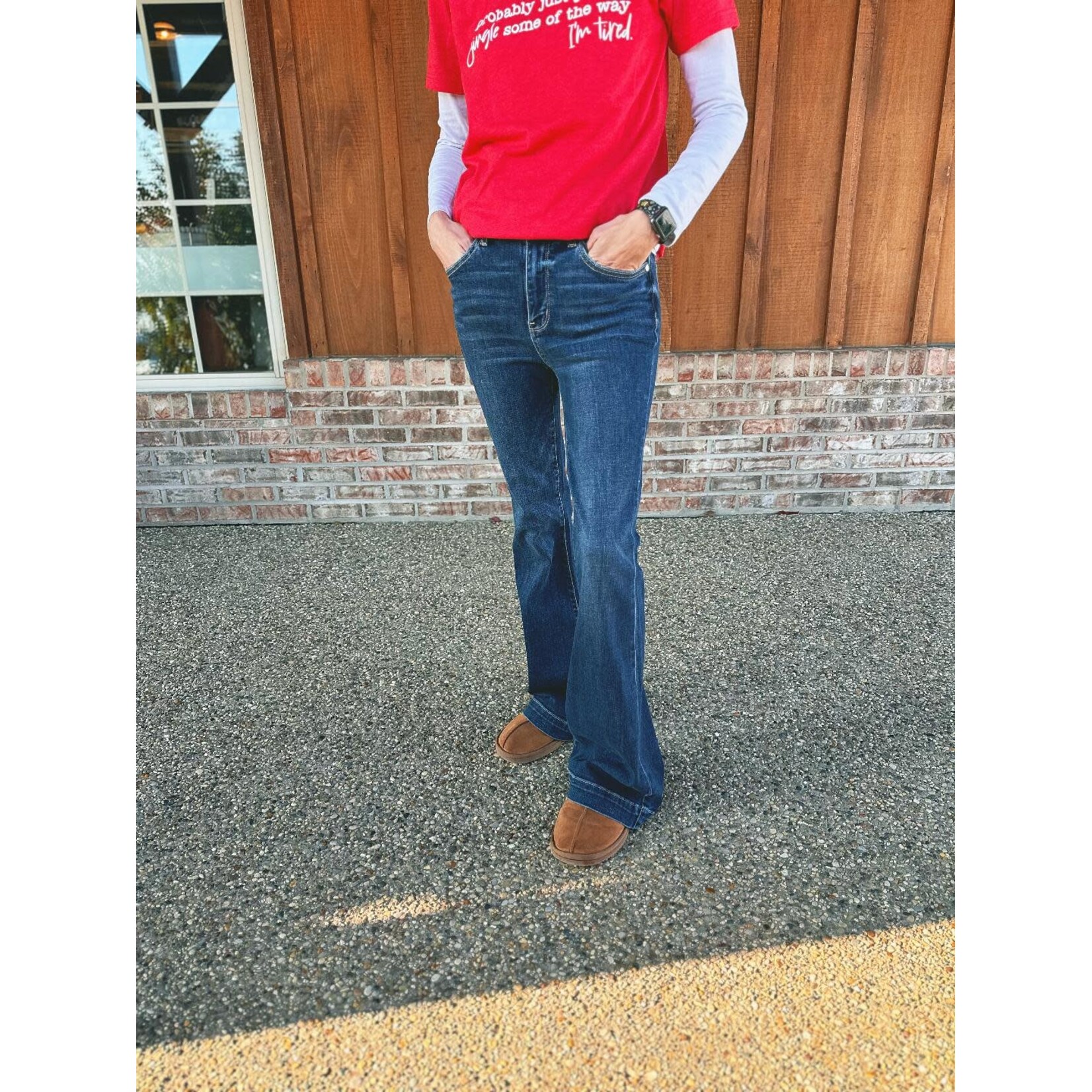 Judy Blue Judy Blue HW Trouser Flare 82637