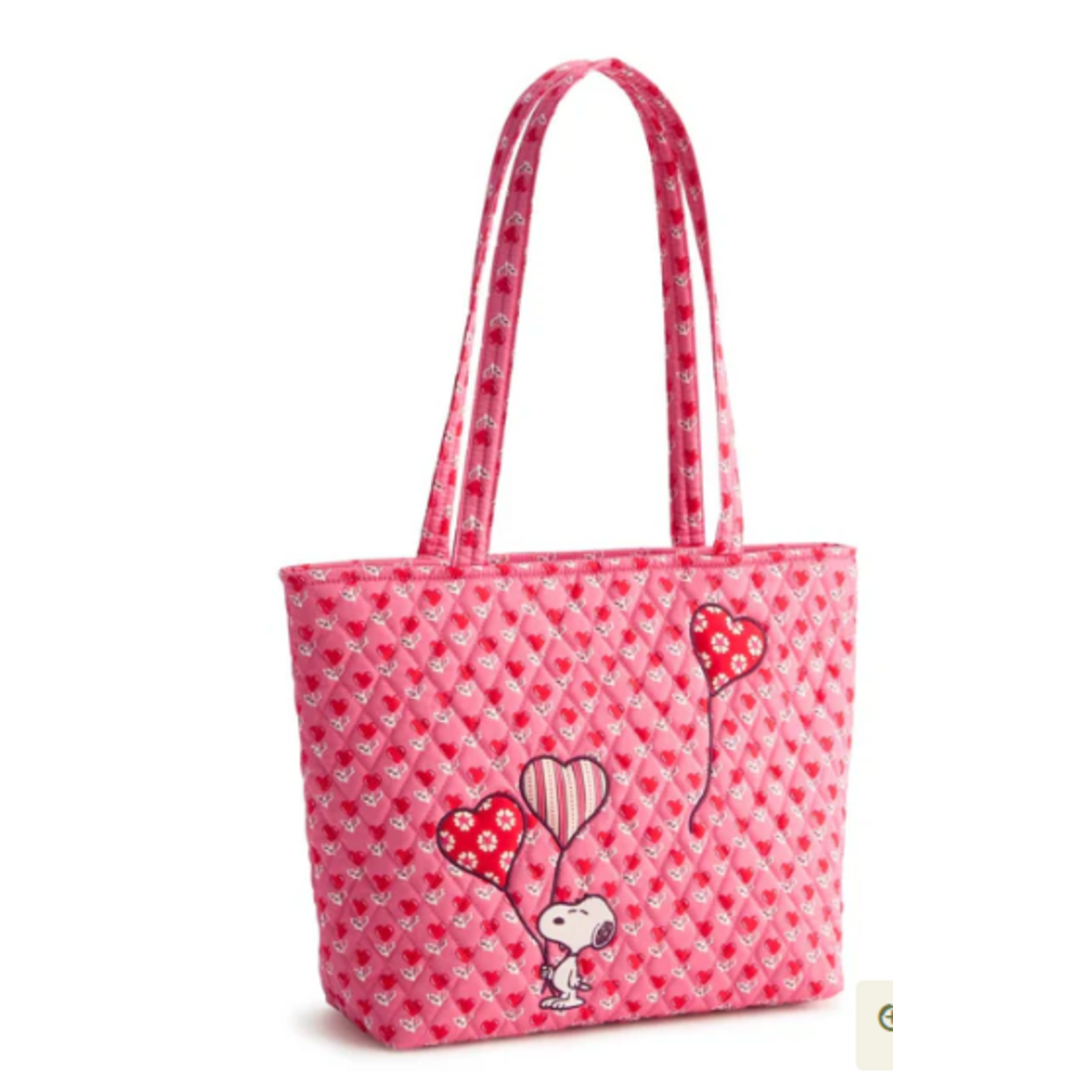 Vera Bradley Vera Bradley Peanuts Small Original Vera Tote Love is in the Air