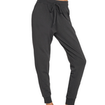 Zenana Zenana Cotton Jogger Pants Black