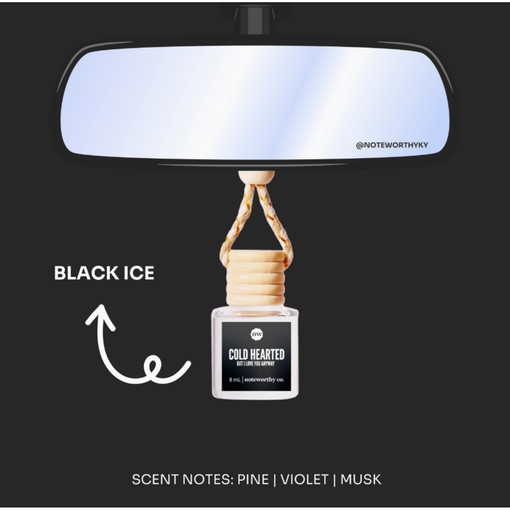 Noteworthy Co. Noteworthy Co. Car Diffuser Cold Hearted