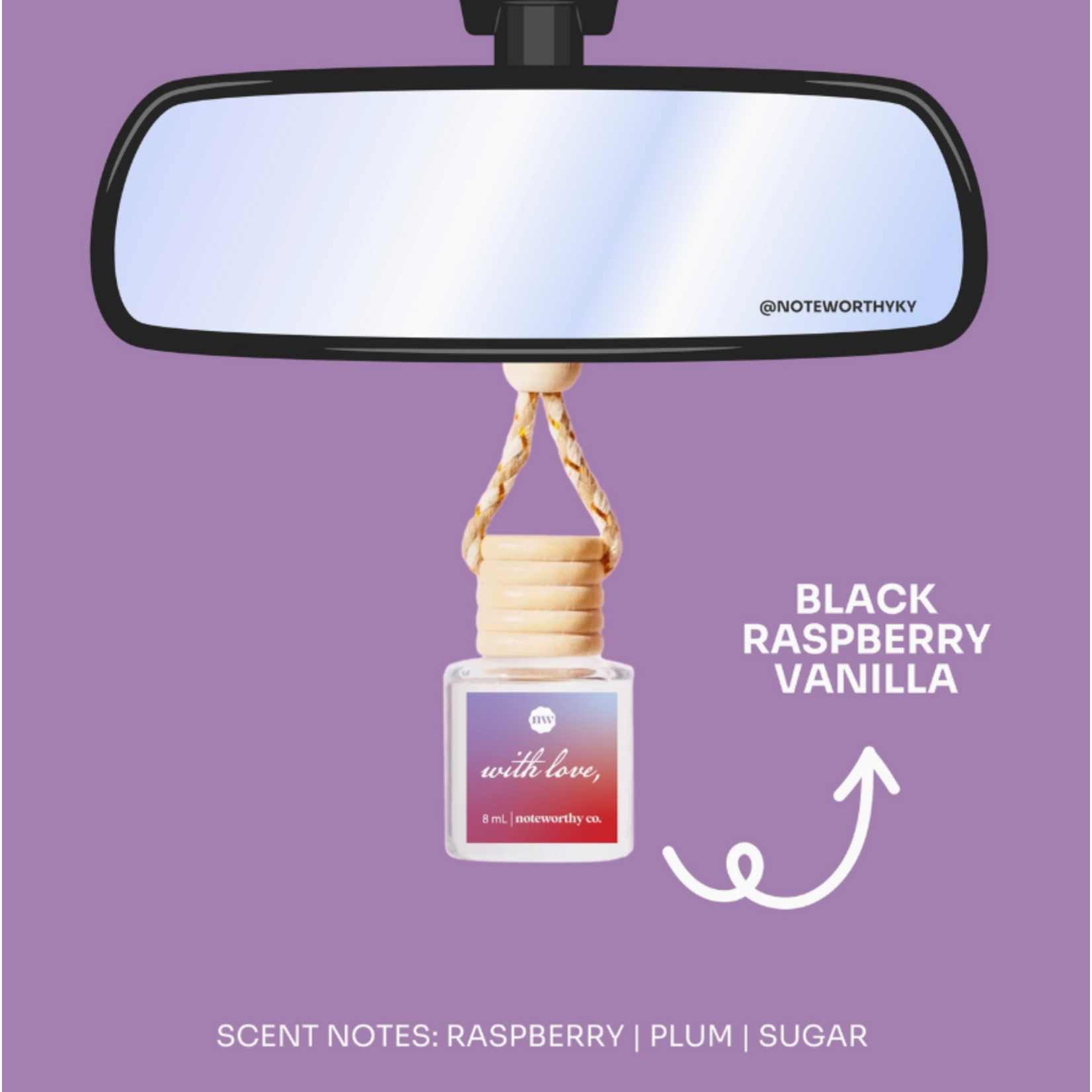 Noteworthy Co. Noteworthy Co. Car Diffuser With Love
