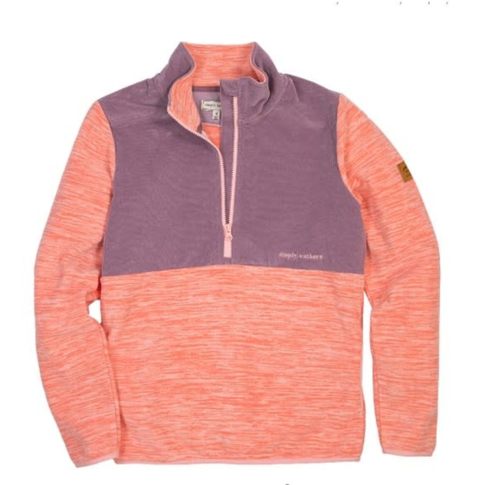 Simply Southern Simply Southern Simply Cordy Corduroy Pull Over Coral