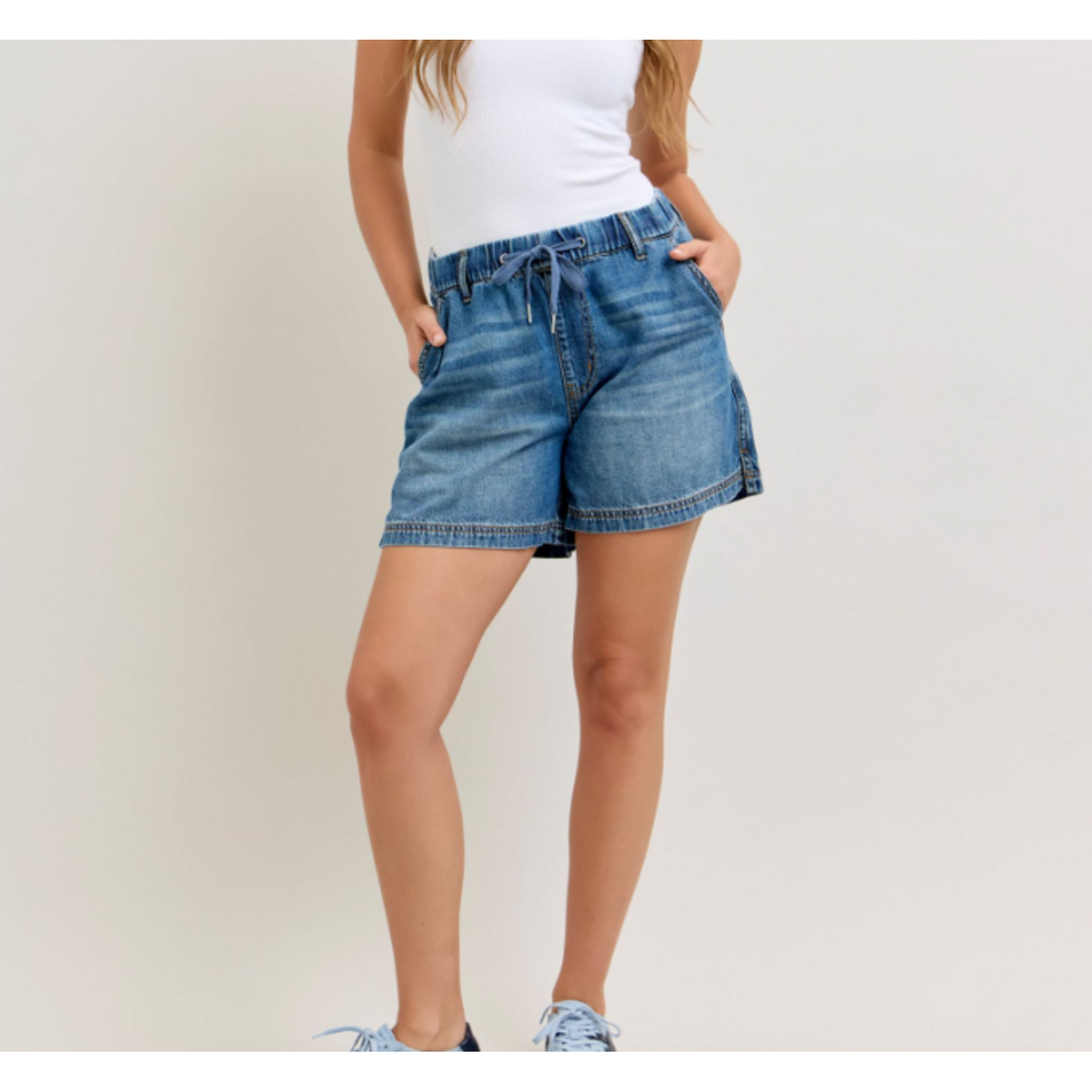 Judy Blue Judy Blue HW Baggy Short Featherweight 150353