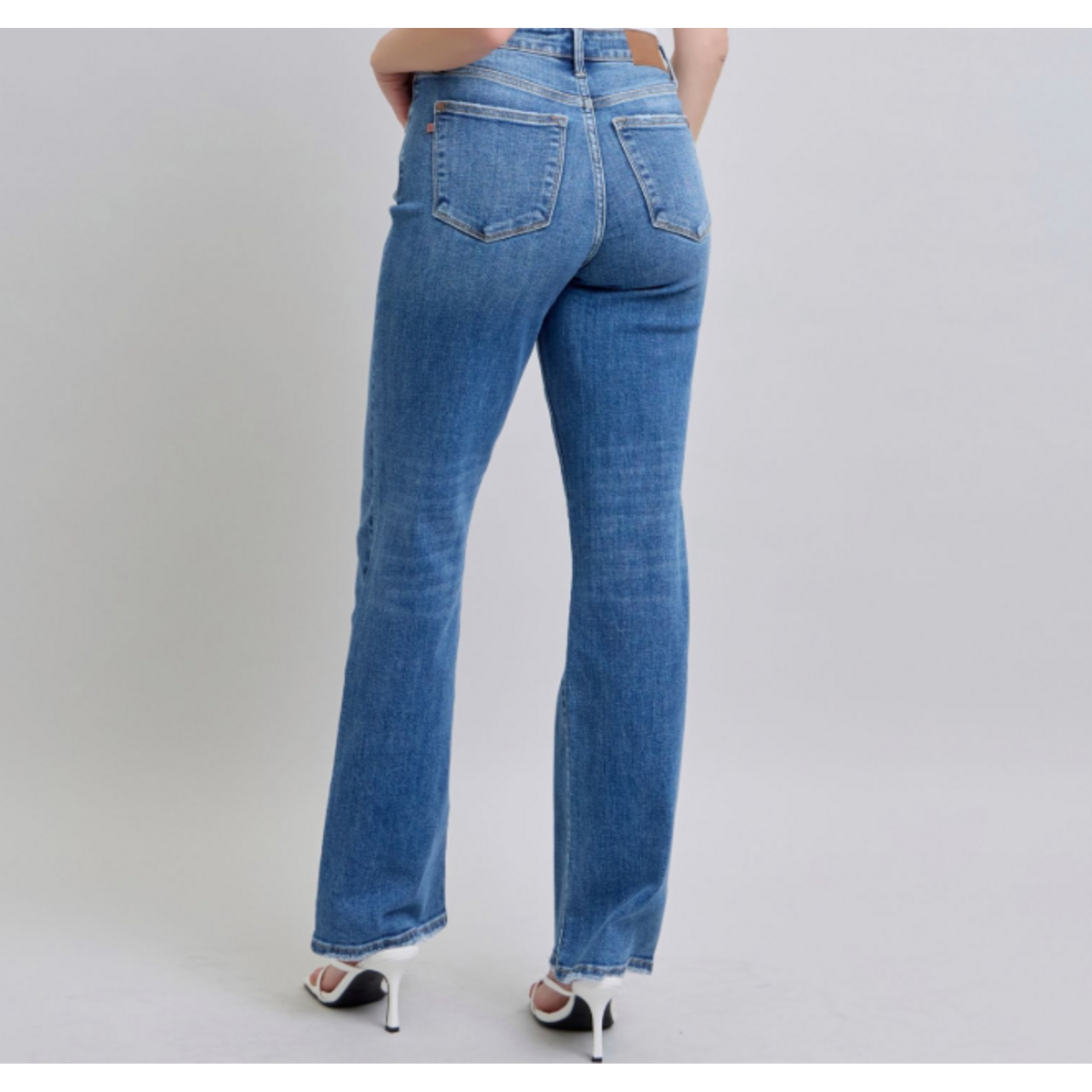 Judy Blue Judy Blue HW V-Front Vintage Wash Straight Fit 82623