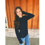 Simply Southern Simply Southern Long Sleeve Sweater Emma Navy