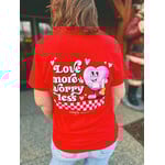 Simply Southern Simply Southern Short Sleeve Love More Red