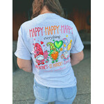 Simply Southern Simply Southern Short Sleeve Happy Everything Ash Grey