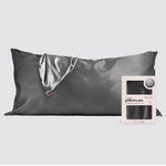 Kitsch Kitsch Satin Pillowcase King Size Charcoal