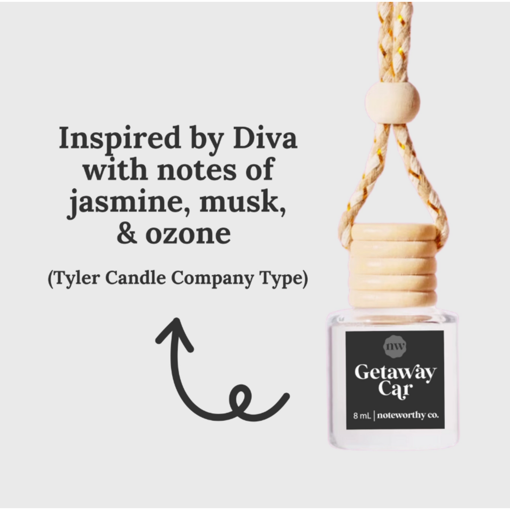 Noteworthy Co. Noteworthy Co. Car Diffuser Getaway Car