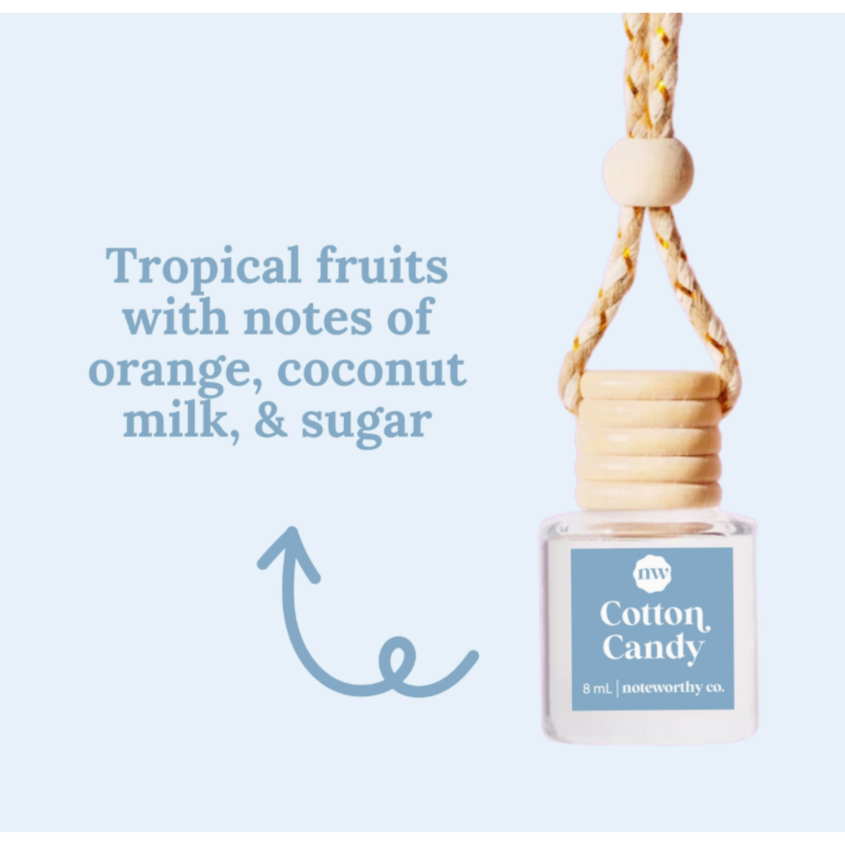 Noteworthy Co. Noteworthy Co. Car Diffuser Cotton Candy