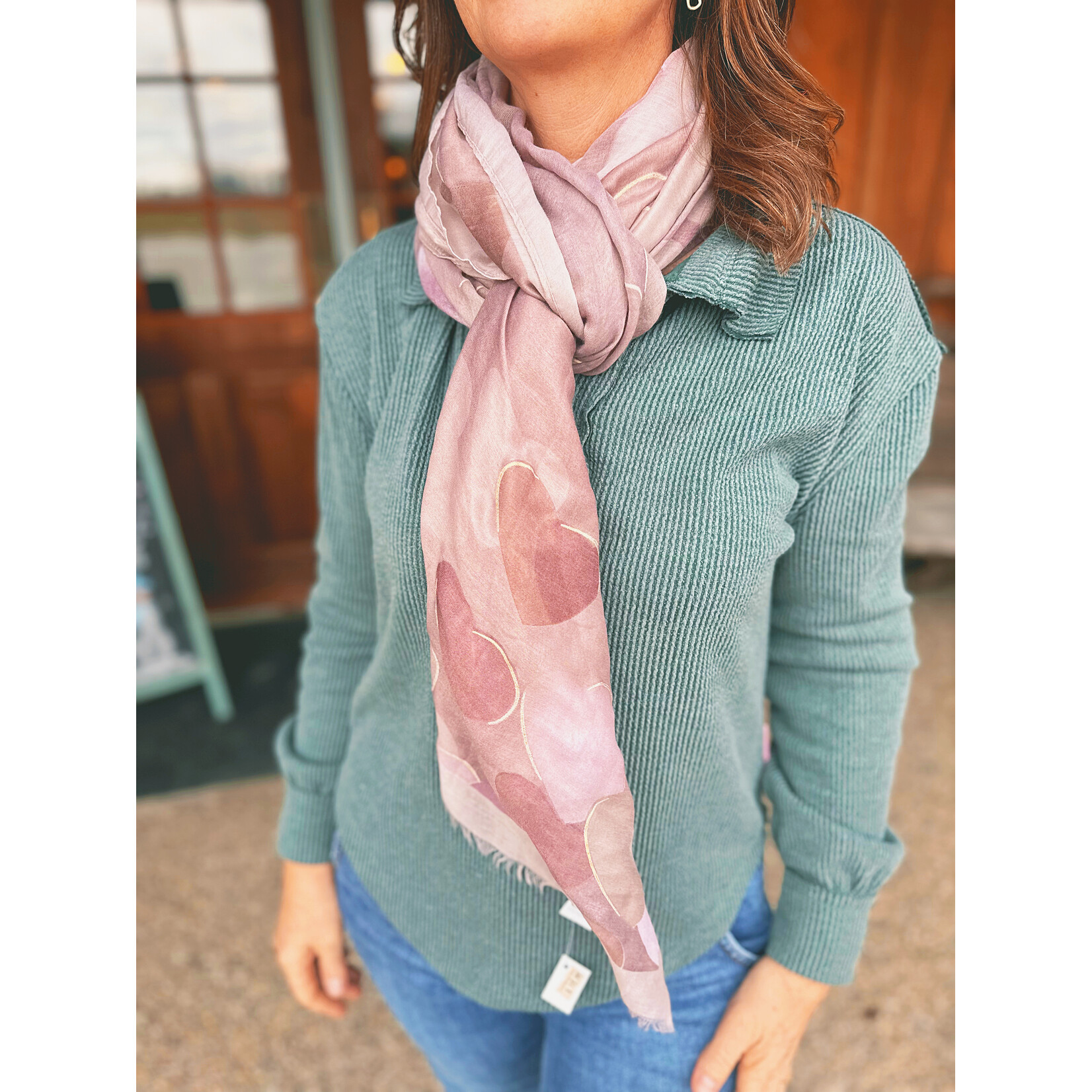 Ganz Ganz Heart Scarf
