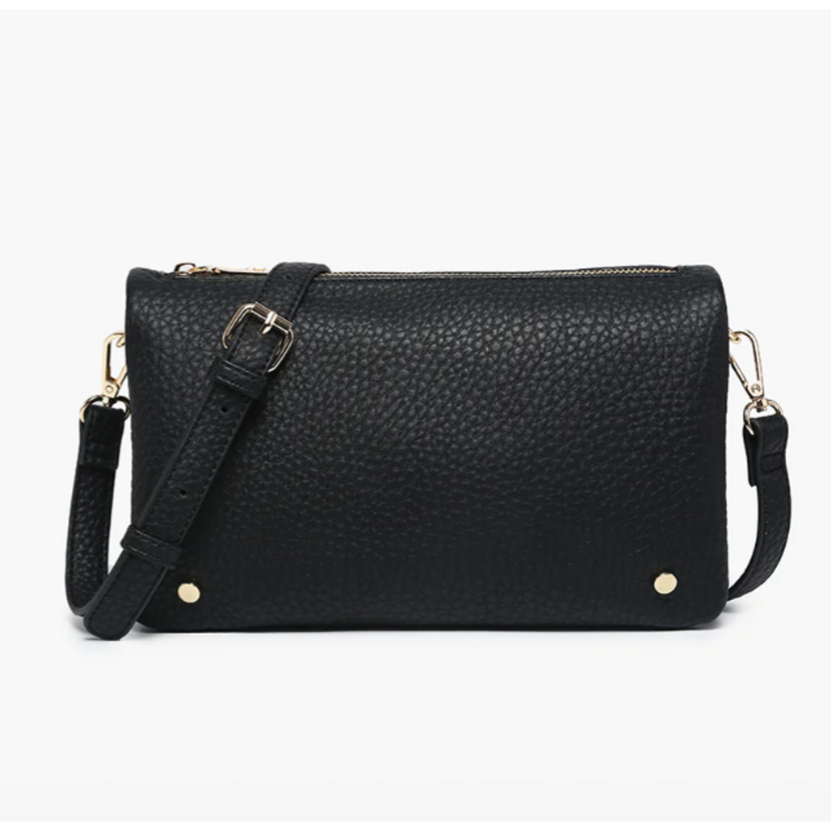 Jen & Co Jen & Co Phiona Studded Crossbody Black M2672