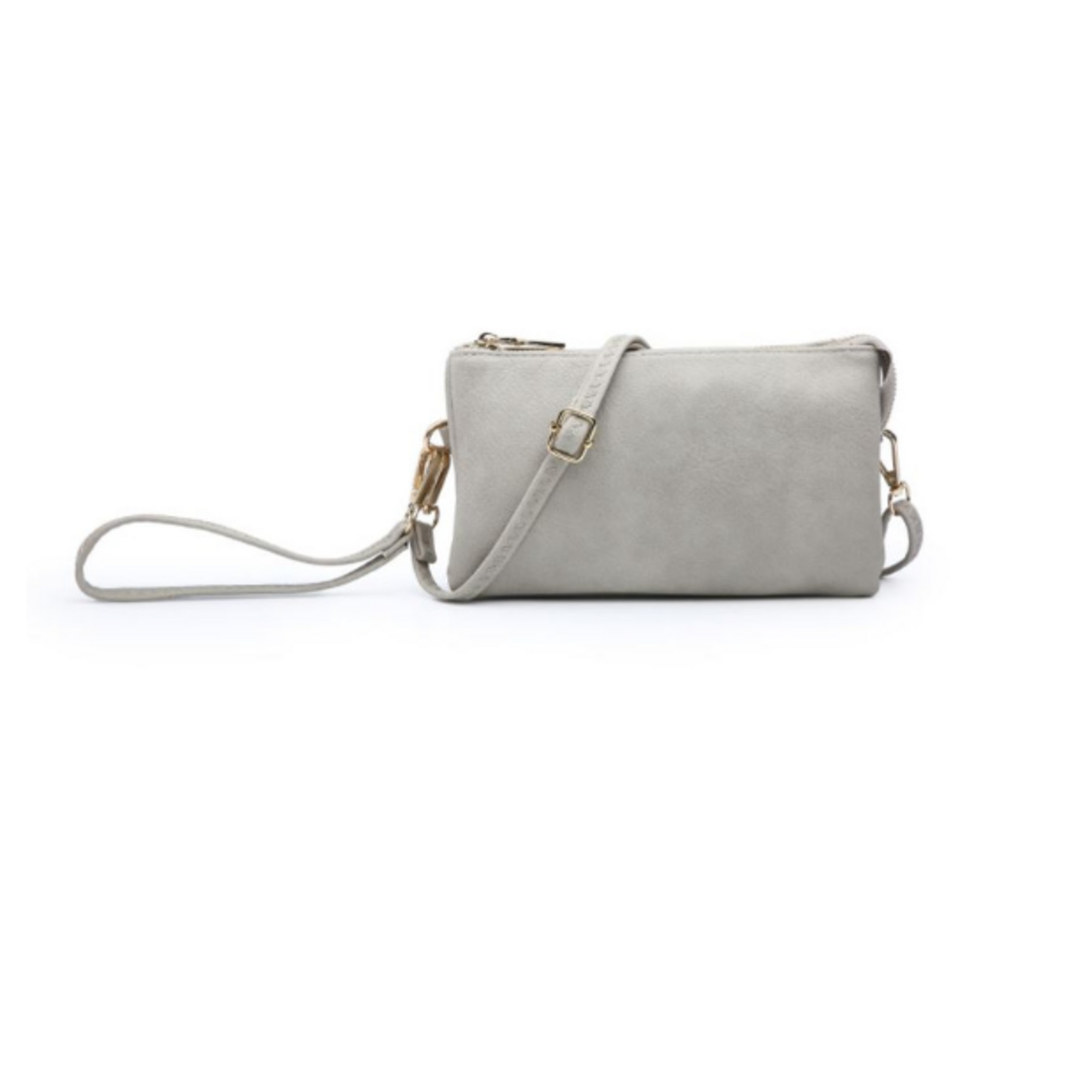 Jen & Co Jen & Co Riley Crossbody Lt. Grey M013