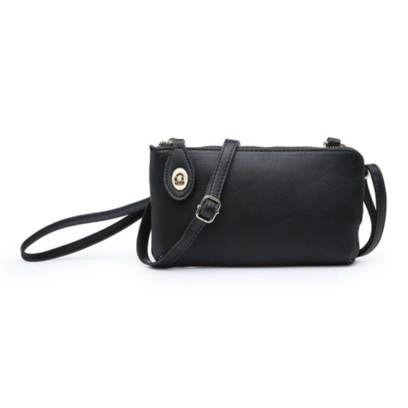 Jen & Co Jen & Co Kendall Crossbody Wristlet Black M1818