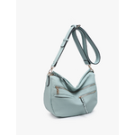 Jen & Co Jen & Co Josephine Multi-Pocket Crossbody Seafoam M2800