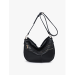 Jen & Co Jen & Co Josephine Multi-Pocket Crossbody Black M2800