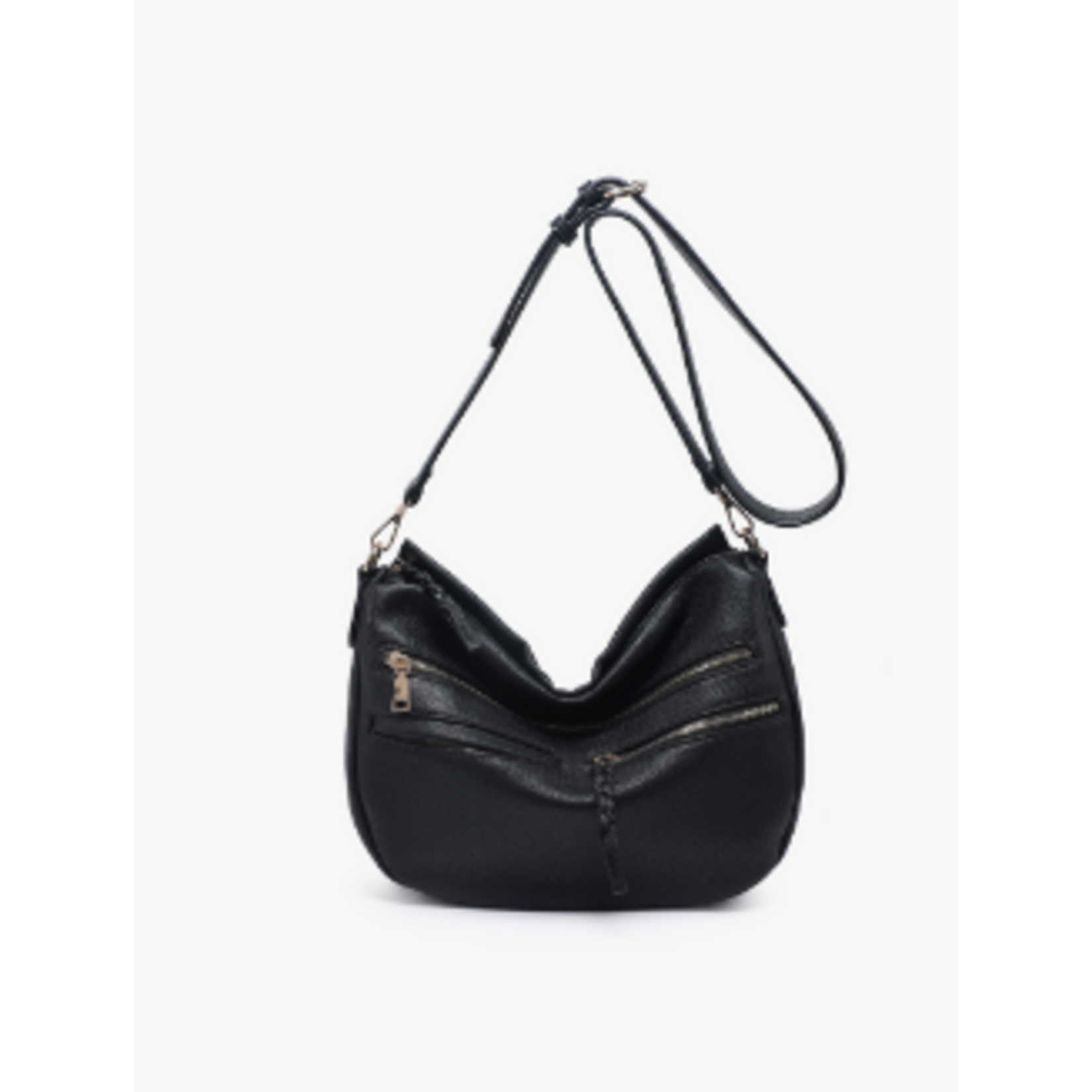 Jen & Co Jen & Co Josephine Multi-Pocket Crossbody Black M2800
