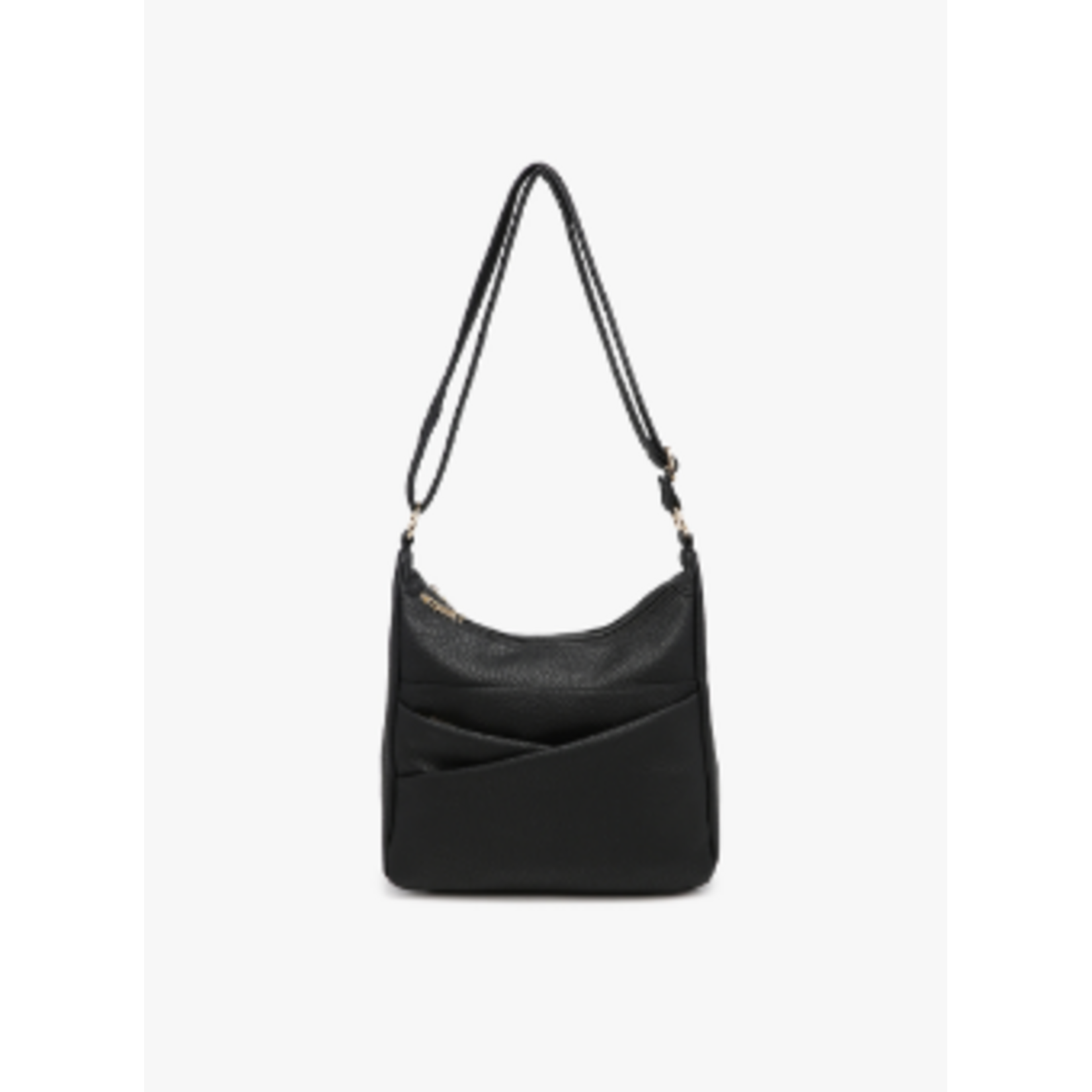 Jen & Co Jen & Co Lillian Dual Compartment Crossbody Black M2798