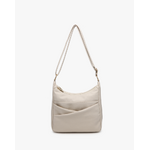 Jen & Co Jen & Co Lillian Dual Compartment Crossbody Greige M2798
