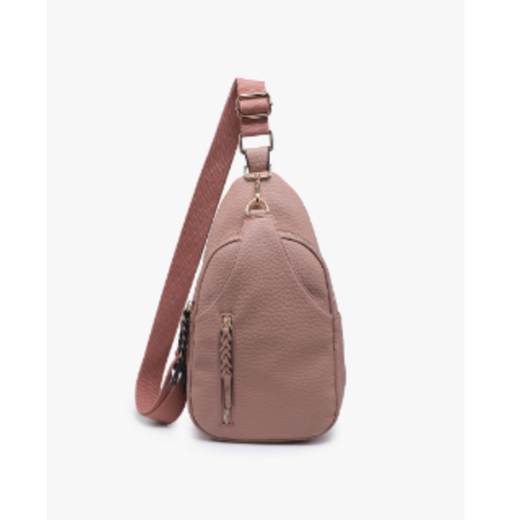 Jen & Co Jen & Co Nikki Sling Crossbody Dusty Rosewood M2342
