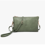 Jen & Co Jen & Co Riley Crossbody Basil M013