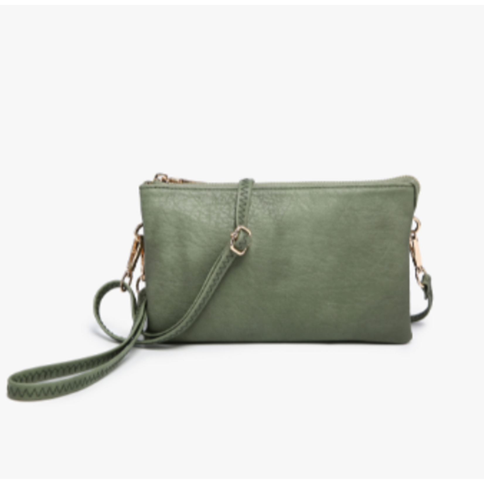 Jen & Co Jen & Co Riley Crossbody Basil M013