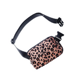 Zenana Zenana Everywhere Crossbody Fanny Pack Belt Bag Black Leopard
