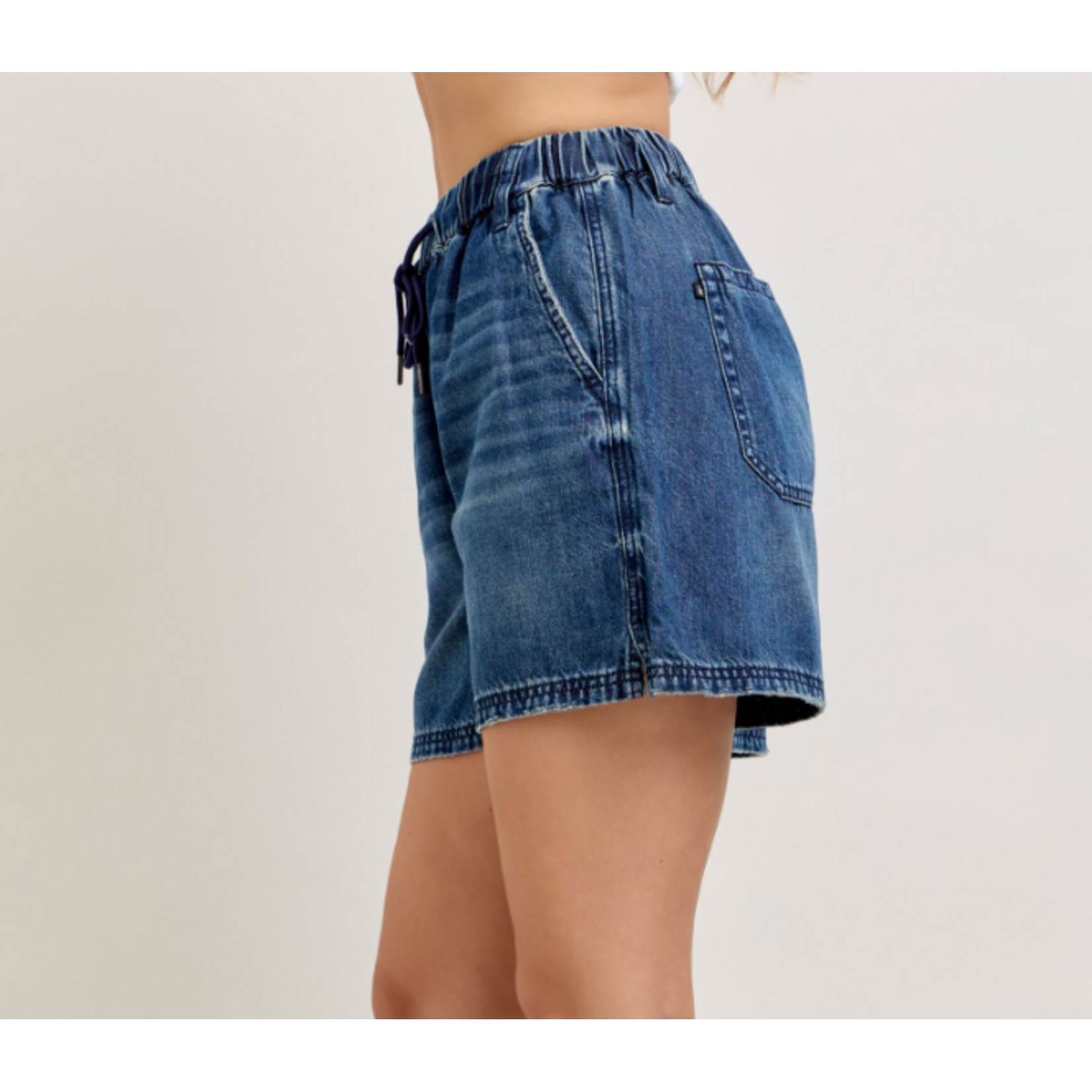 Judy Blue Judy Blue HW Baggy Short Featherweight Dark 150353