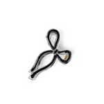 Crush Crush Very Demure Bow Hair Clip Black